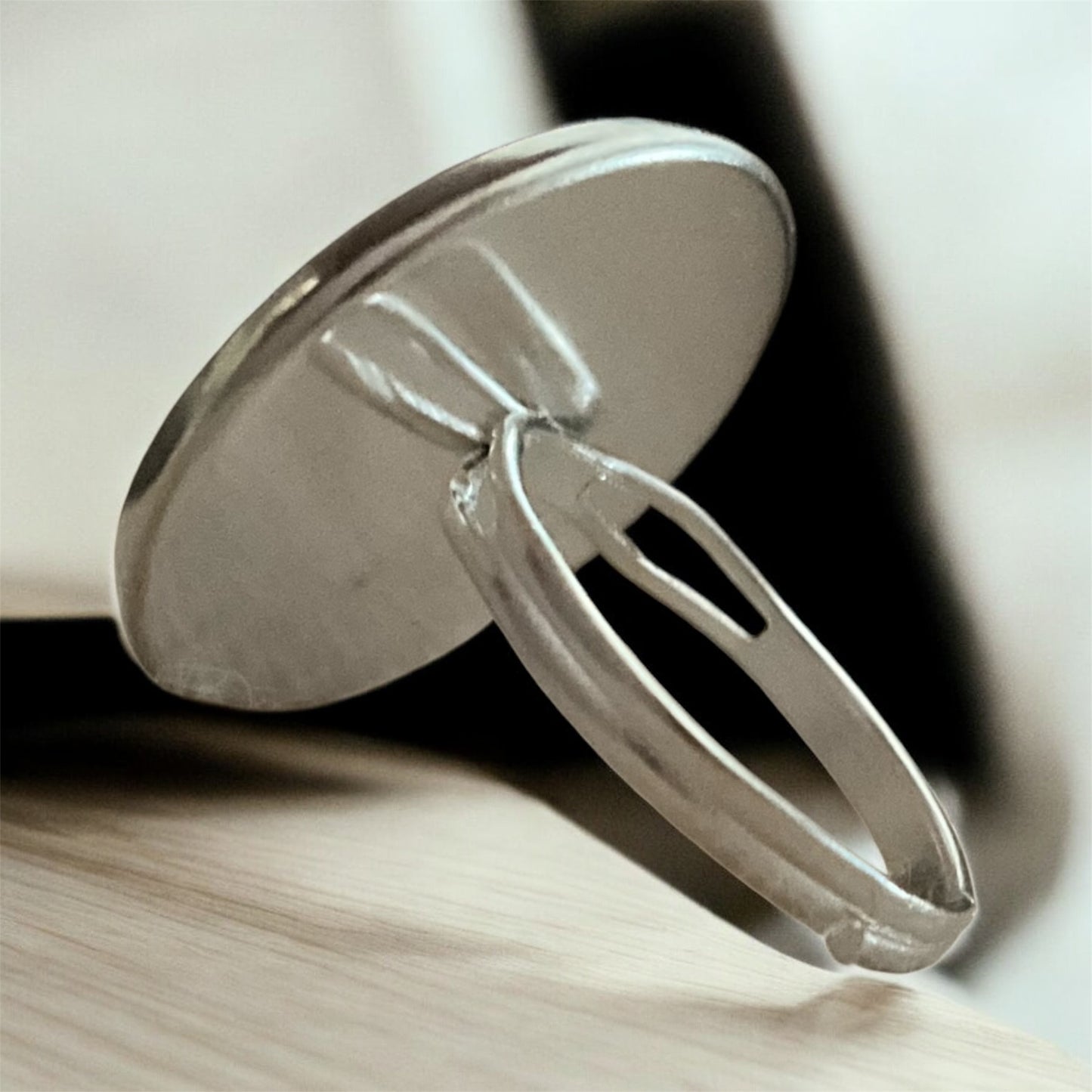 Jim Morrison ring with real leaf and dust from his street