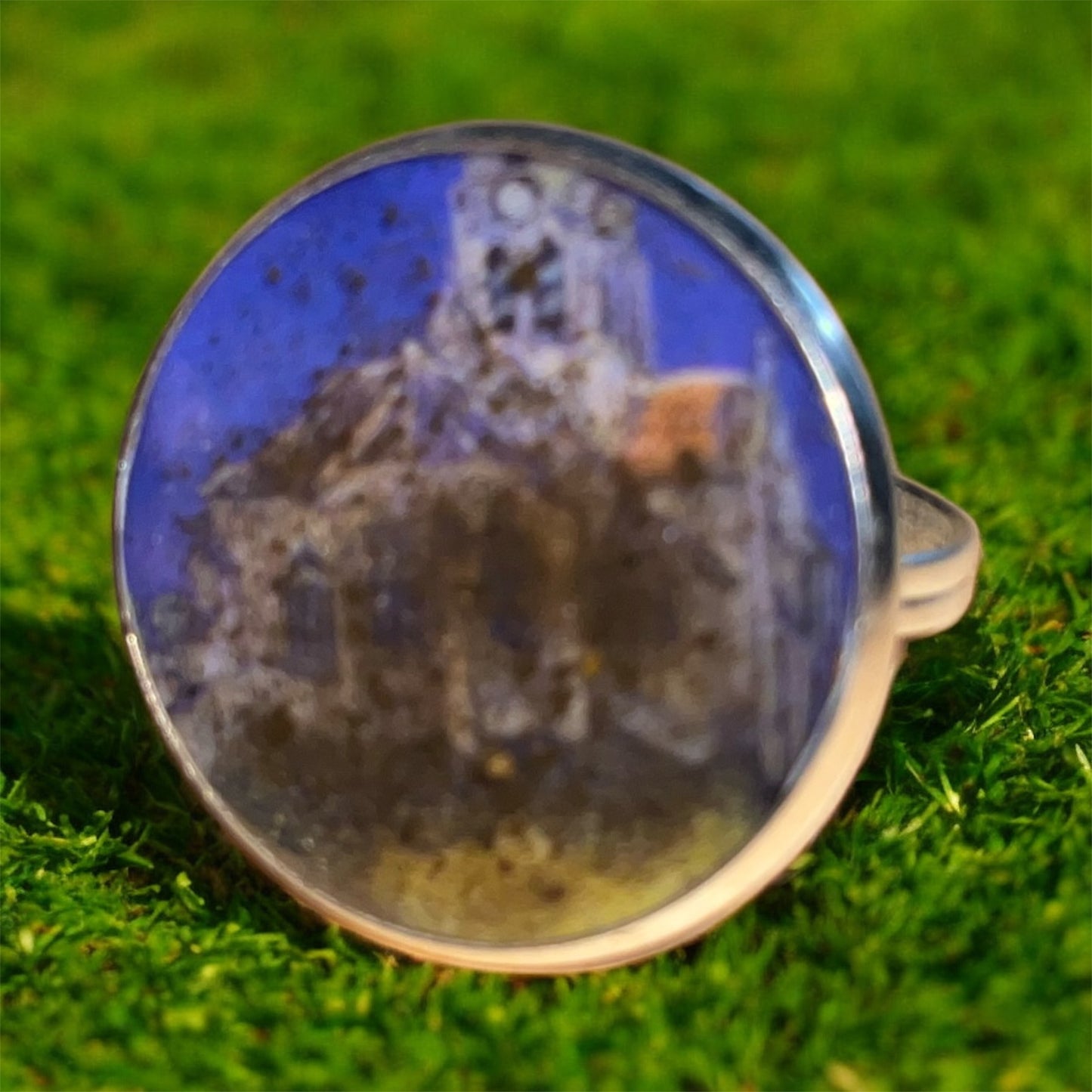 Van Gogh real earth silver plated ring 20 mm