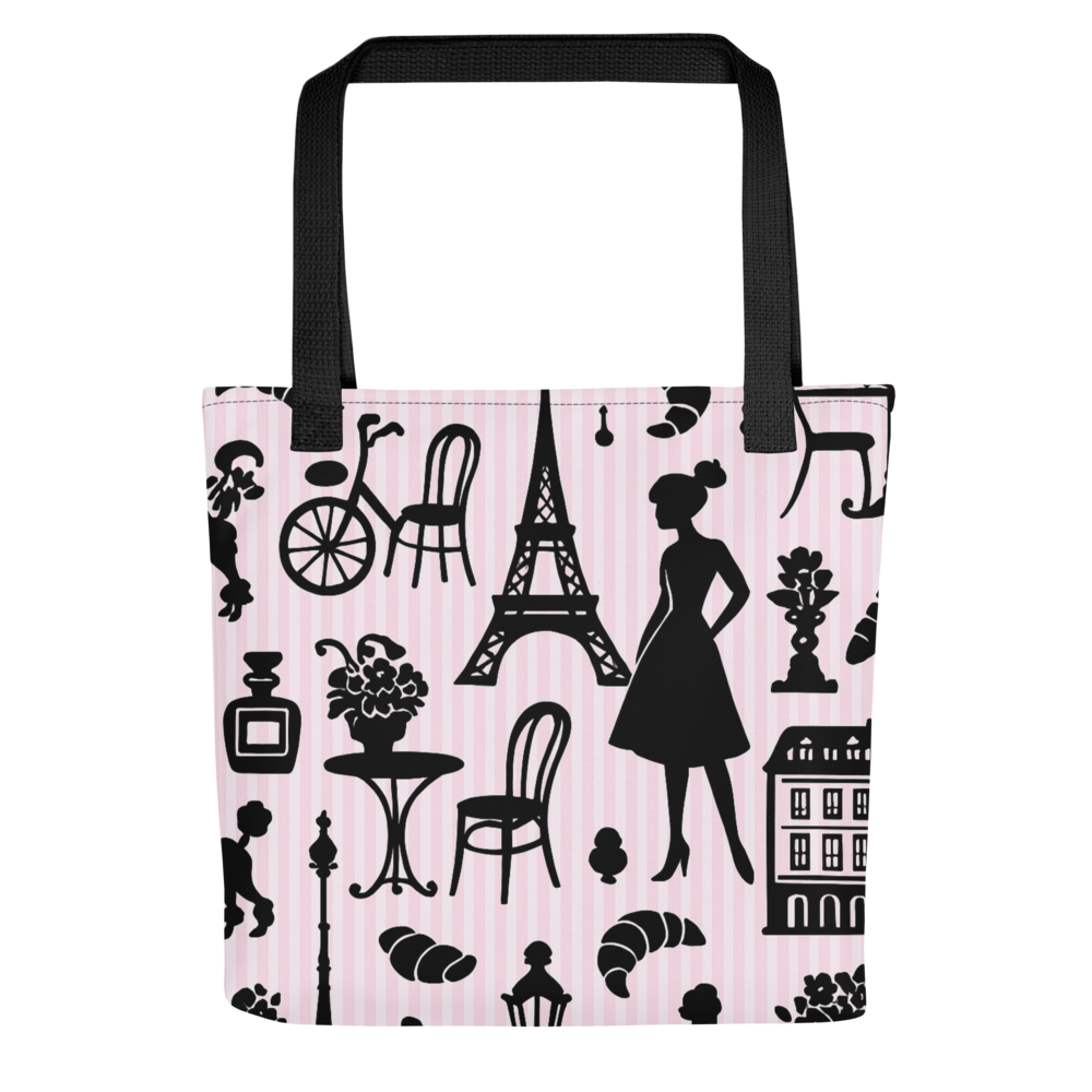 Paris silhouette Tote bag