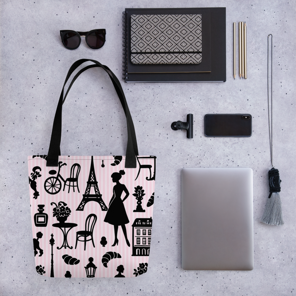 Paris silhouette Tote bag