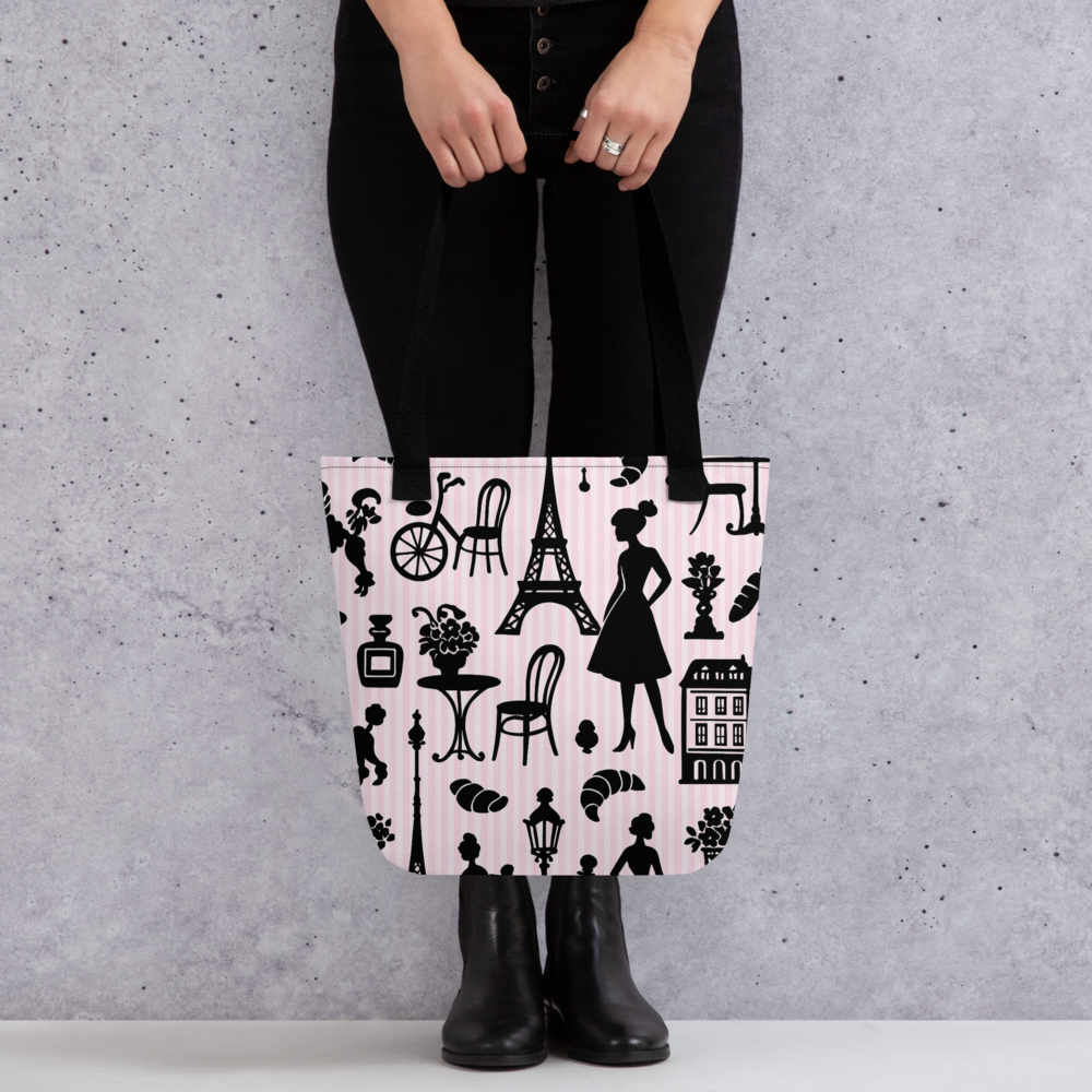 Paris silhouette Tote bag