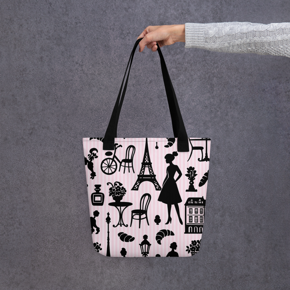 Paris silhouette Tote bag