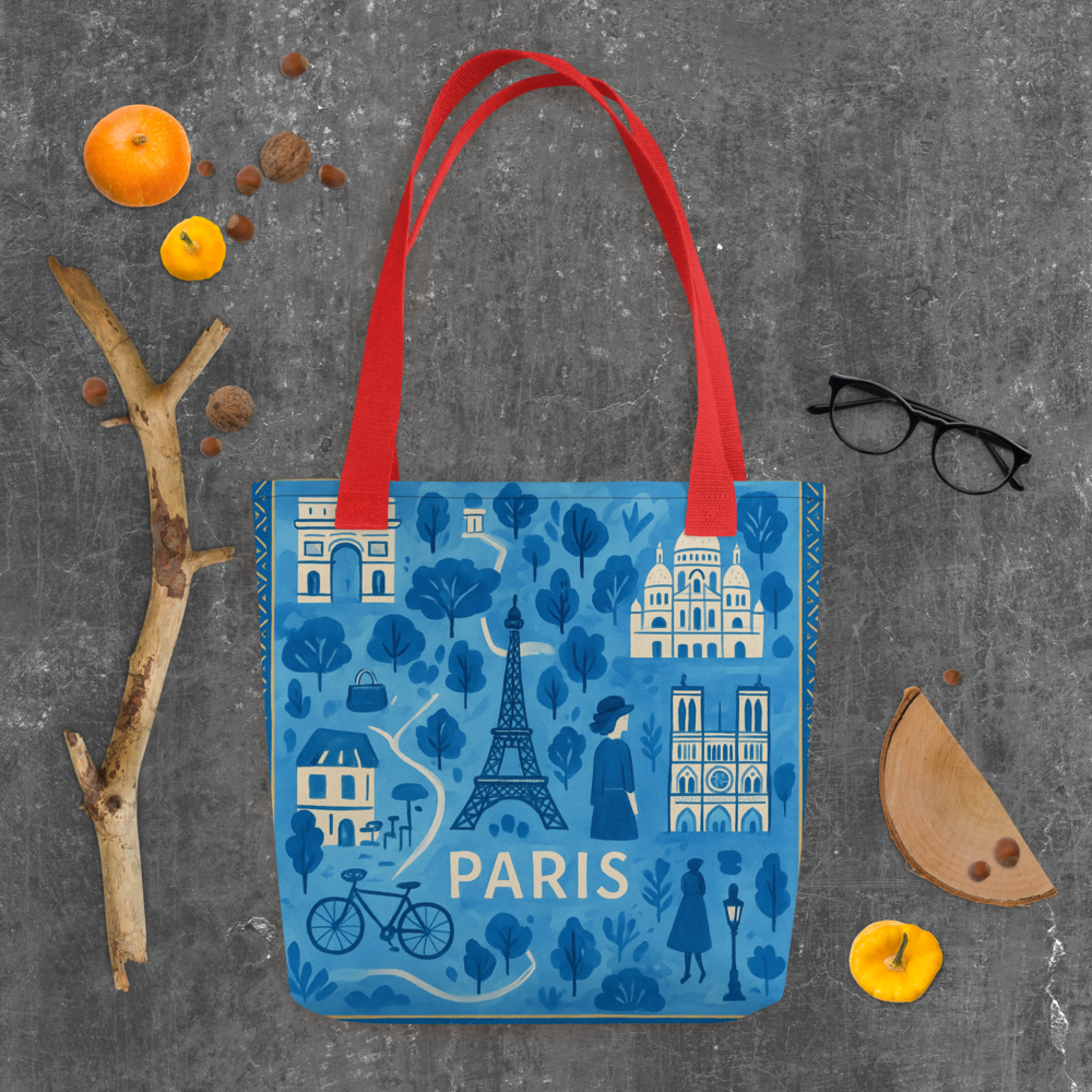 Paris Blues Tote bag