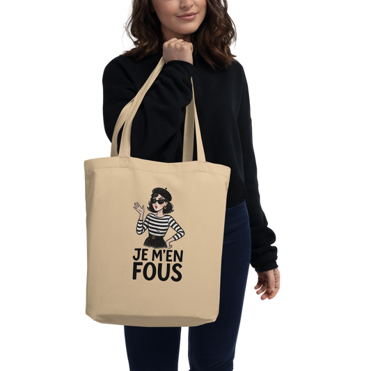 “Je m’en fous” Paris Eco Tote Bag