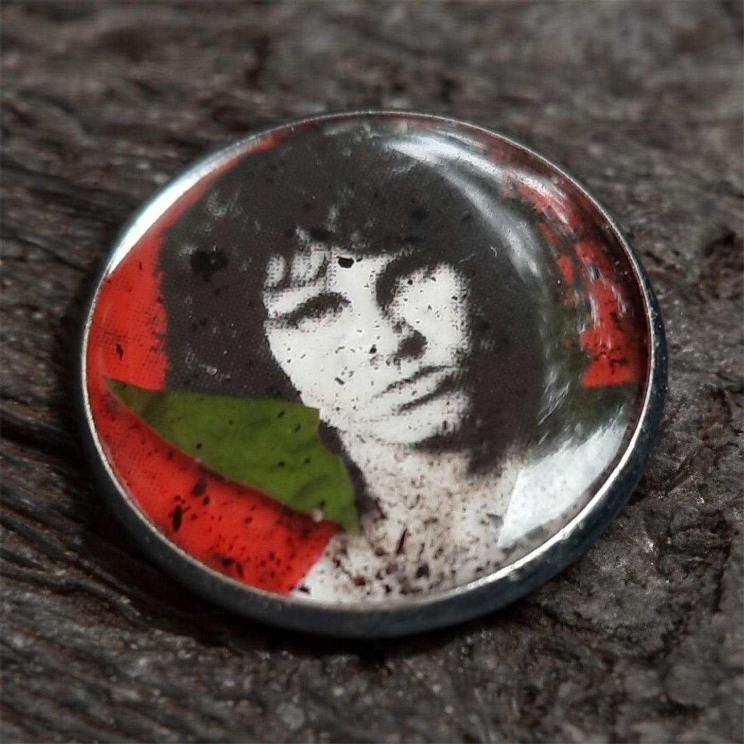 Jim Morrison ring with real leaf and dust from his street
