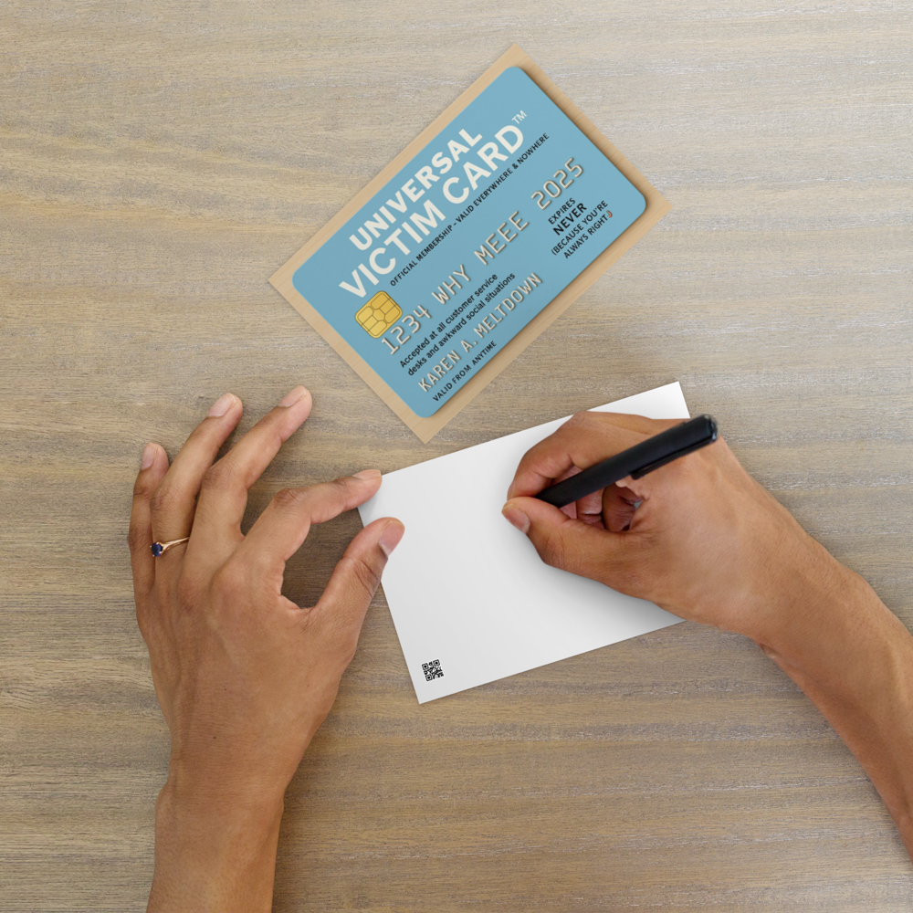 Victim card - Standard Postcard