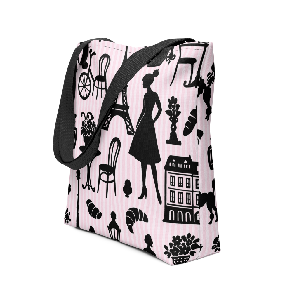 Paris silhouette Tote bag