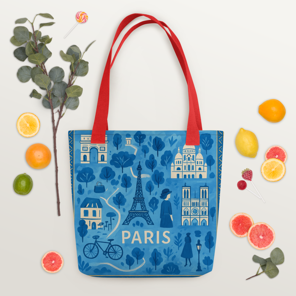 Paris Blues Tote bag