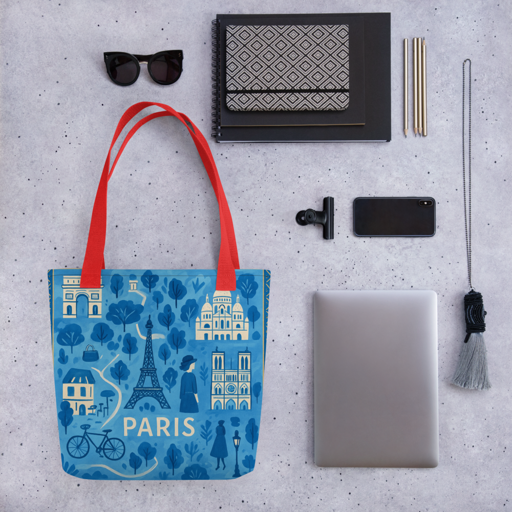 Paris Blues Tote bag