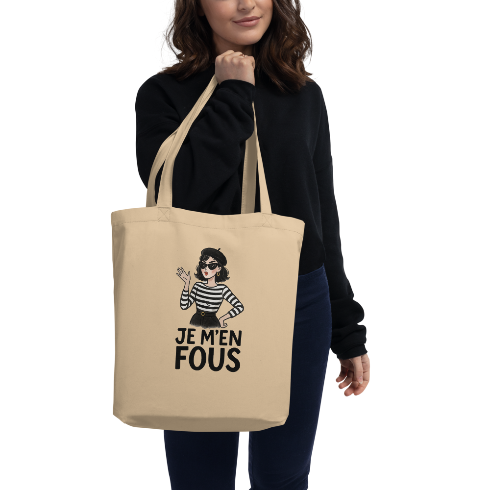 “Je m’en fous” Paris Eco Tote Bag